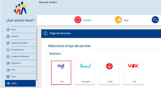 Carga de billetera Banco Familiar_1